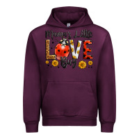 Mauve Wine mama's little love bug Urban Hoodie - LillyAllenDesigns