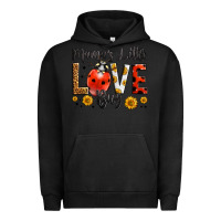 Pigment Black mama's little love bug Urban Hoodie - LillyAllenDesigns