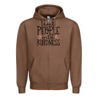 Chestnut people Zipper Hoodie - Unal Design
