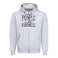 Heather Grey people Zipper Hoodie - Unal Design