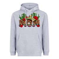 Heather Grey mexican mom Heavyweight Hoodie - texasbilliewilder