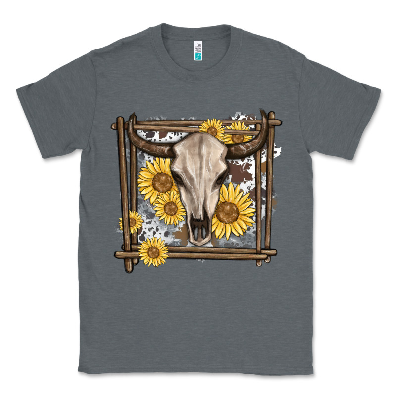 Western Bull Skull Classic Tee by MaliasSmallBusiness | Teevron