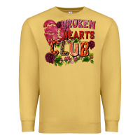 Antique Gold broken heart club Premium Sweatshirt - FaDigitalArtStudio