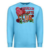 Ocean Blue broken heart club Premium Sweatshirt - FaDigitalArtStudio