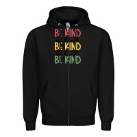 Black kind Zipper Hoodie - Unal Design