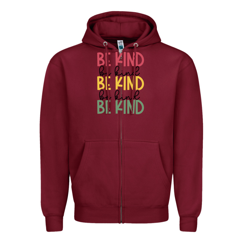 Kind Zipper Hoodie by Unal Design | Teevron