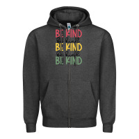Charcoal Heather kind Zipper Hoodie - Unal Design