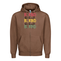 Chestnut kind Zipper Hoodie - Unal Design