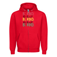 Red kind Zipper Hoodie - Unal Design