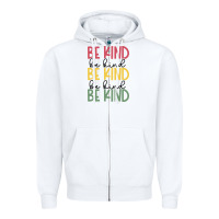 White kind Zipper Hoodie - Unal Design