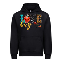 Black love bug lady bug Urban Hoodie - LillyAllenDesigns