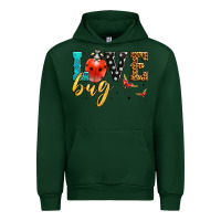 Foreset Green love bug lady bug Urban Hoodie - LillyAllenDesigns