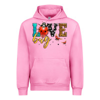 Fuchsia Pink love bug lady bug Urban Hoodie - LillyAllenDesigns