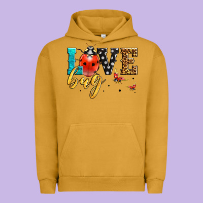 Love Bug Lady Bug Urban Hoodie Designed By Lillyallendesigns
