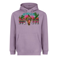 Lavender mexican mom with cactus Heavyweight Hoodie - texasbilliewilder