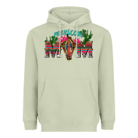 Matcha mexican mom with cactus Heavyweight Hoodie - texasbilliewilder