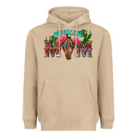 Mushroom mexican mom with cactus Heavyweight Hoodie - texasbilliewilder