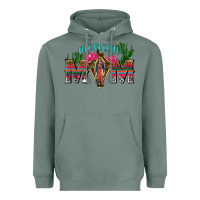 Sage mexican mom with cactus Heavyweight Hoodie - texasbilliewilder