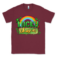 Burgundy lucky charm Classic Tee - MaliasSmallBusiness