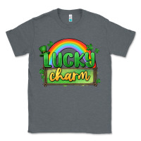 Charcoal Heather lucky charm Classic Tee - MaliasSmallBusiness