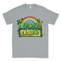 Heather Grey lucky charm Classic Tee - MaliasSmallBusiness