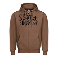 Chestnut kindness Zipper Hoodie - Unal Design