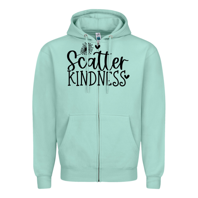 Kindness Zipper Hoodie by Unal Design | Teevron