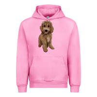 Fuchsia Pink maltipoo Urban Hoodie - BarkalooDesign