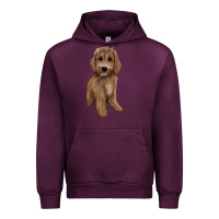 Mauve Wine maltipoo Urban Hoodie - BarkalooDesign