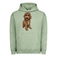 Pigment Oil Green maltipoo Urban Hoodie - BarkalooDesign