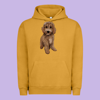 Maltipoo Urban Hoodie Designed By Barkaloodesign