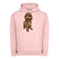 Pigment Salmon maltipoo Urban Hoodie - BarkalooDesign