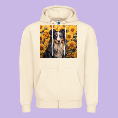 Zipper Hoodie australian shepherd