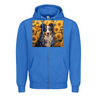 True Royal australian shepherd Zipper Hoodie - Unal Design