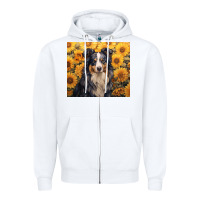 White australian shepherd Zipper Hoodie - Unal Design
