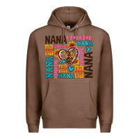 Chestnut nana nana nana with hearts Premium Hoodie - AdoDesignShop