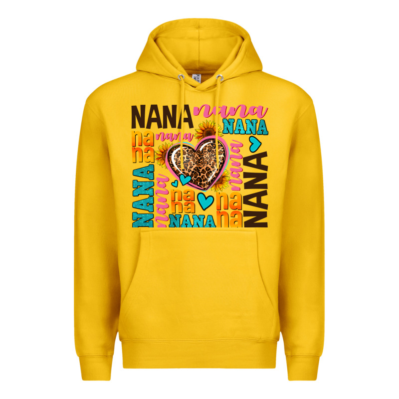 Nana Nana Nana With Hearts Premium Hoodie by AdoDesignShop | Teevron