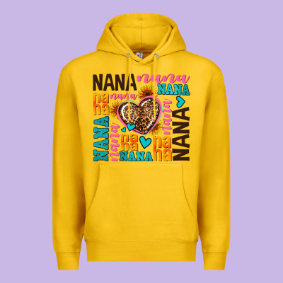 Nana Nana Nana With Hearts Premium Hoodie Designed By Adodesignshop