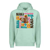 Seafoam nana nana nana with hearts Premium Hoodie - AdoDesignShop