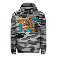 Slate Camo nana nana nana with hearts Premium Hoodie - AdoDesignShop