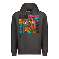 Smoke nana nana nana with hearts Premium Hoodie - AdoDesignShop