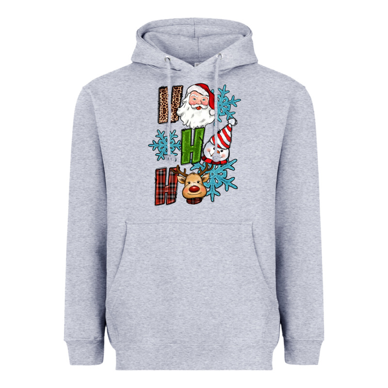 Ho Ho Ho Christmas Heavyweight Hoodie by RanaPortraitStore | Teevron
