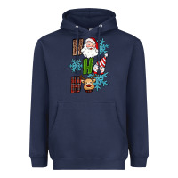 Navy ho ho ho christmas Heavyweight Hoodie - RanaPortraitStore