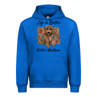 Cobalt life is better with a maltipoo Urban Hoodie - BarkalooDesign