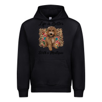 Foreset Green life is better with a maltipoo Urban Hoodie - BarkalooDesign