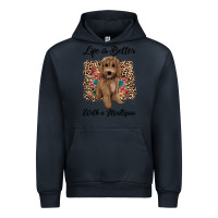 Navy life is better with a maltipoo Urban Hoodie - BarkalooDesign