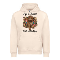 Sandshell life is better with a maltipoo Urban Hoodie - BarkalooDesign