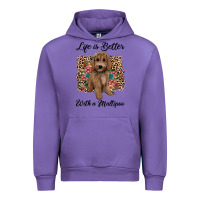 Tulip life is better with a maltipoo Urban Hoodie - BarkalooDesign