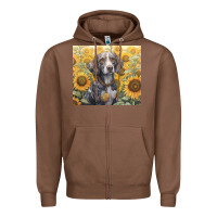 Chestnut beagle Zipper Hoodie - Unal Design