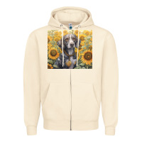 Sandshell beagle Zipper Hoodie - Unal Design